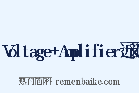 Voltage+Amplifier近义词是什么意思的图片